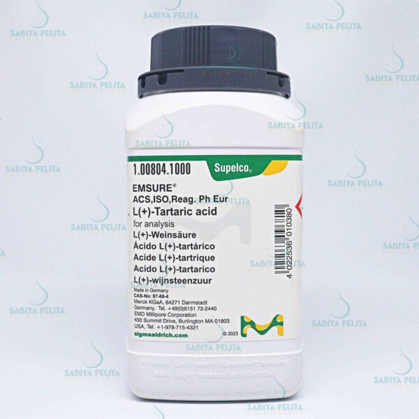 L(+)-Tartaric acid for analysis EMSURE® Merck 1.00804.1000