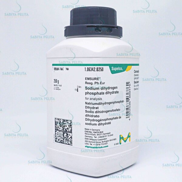 Sodium dihydrogen phosphate dihydrate for analysis EMSURE® Merck 1.06342.0250