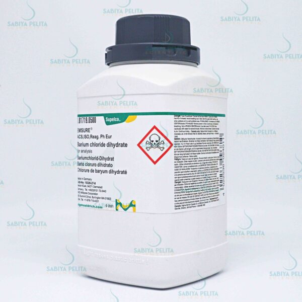 Barium chloride dihydrate for analysis EMSURE® Merck 1.01719.0500