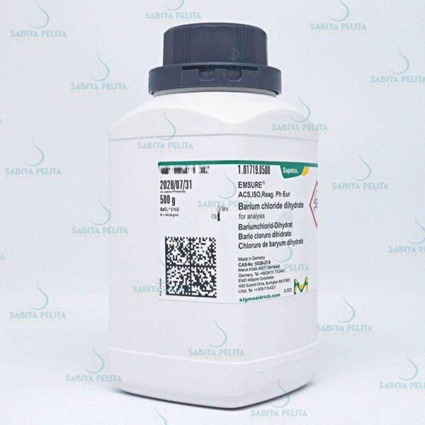 Barium chloride dihydrate for analysis EMSURE® Merck 1.01719.0500
