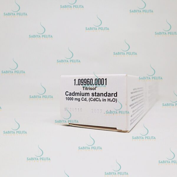 Cadmium standard 1000 mg Cd, (CdCl₂ in H₂O) Titrisol® Merck 1.09960.0001