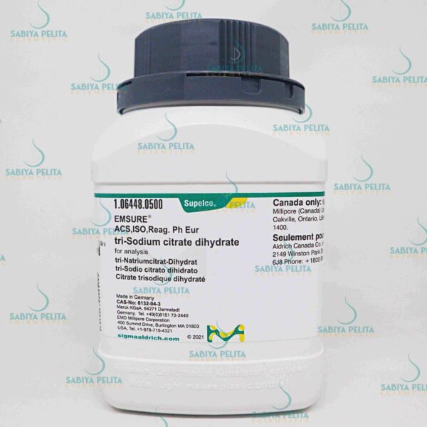 tri-Sodium citrate dihydrate for analysis EMSURE® Merck 1.06448.0500