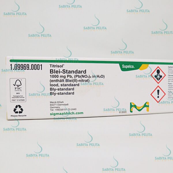 Lead standard 1000 mg Pb, (Pb(NO₃)₂ in H₂O) Titrisol® Merck 1.09969.0001