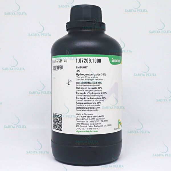 Hydrogen peroxide 30% (Perhydrol™) for analysis EMSURE ISO Merck 1.07209.1000