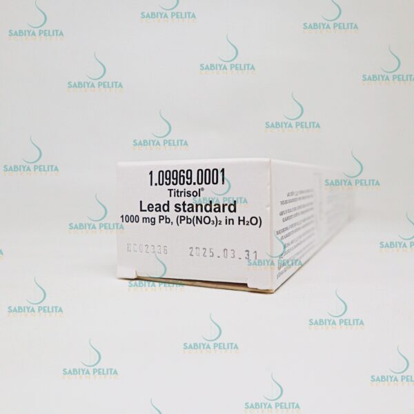 Lead standard 1000 mg Pb, (Pb(NO₃)₂ in H₂O) Titrisol® Merck 1.09969.0001