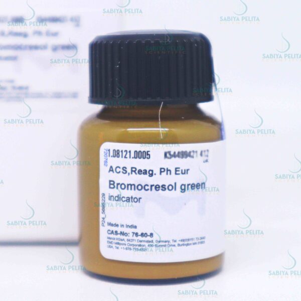 Bromocresol green pH indicator, ACS Merck 1.08121.0005