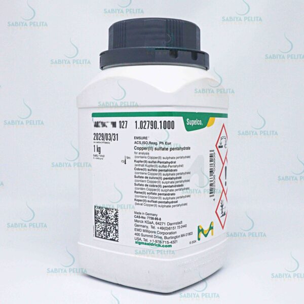 Copper(II) sulfate pentahydrate for analysis EMSURE® Merck 1.02790.1000