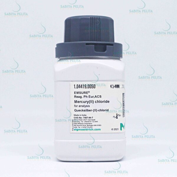 Mercury(II) chloride for analysis EMSURE® Merck 1.04419.0050