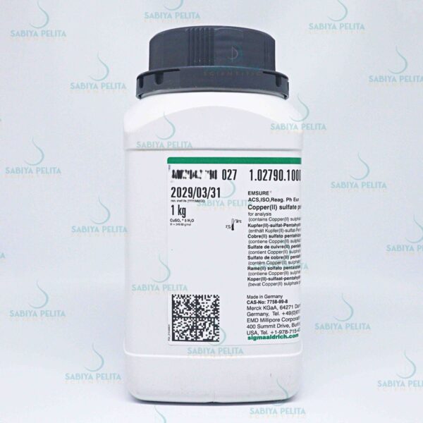 Copper(II) sulfate pentahydrate for analysis EMSURE® Merck 1.02790.1000