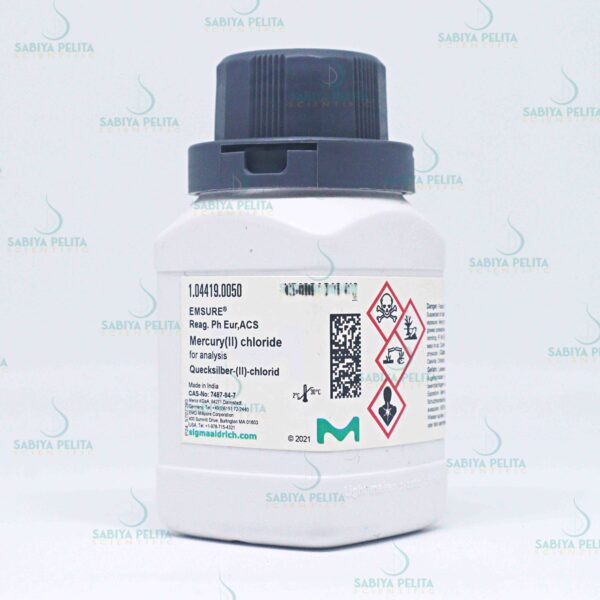 Mercury(II) chloride for analysis EMSURE® Merck 1.04419.0050