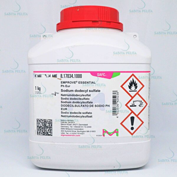 Sodium dodecyl sulfate EMPROVE® ESSENTIAL Merck 8.17034.1000