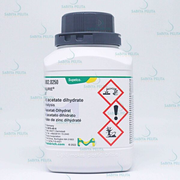 Zinc acetate dihydrate for analysis EMSURE® Merck 1.08802.0250