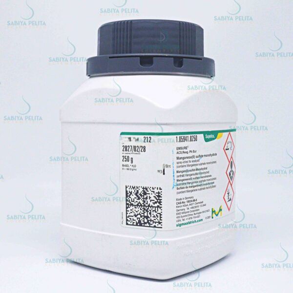 Manganese(II) sulfate monohydrate for analysis EMSURE® Merck 1.05941.0250