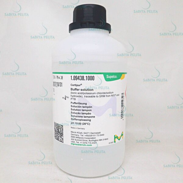 Buffer solution pH 10.00 from NIST and PTB Certipur® Merck 1.09438.1000