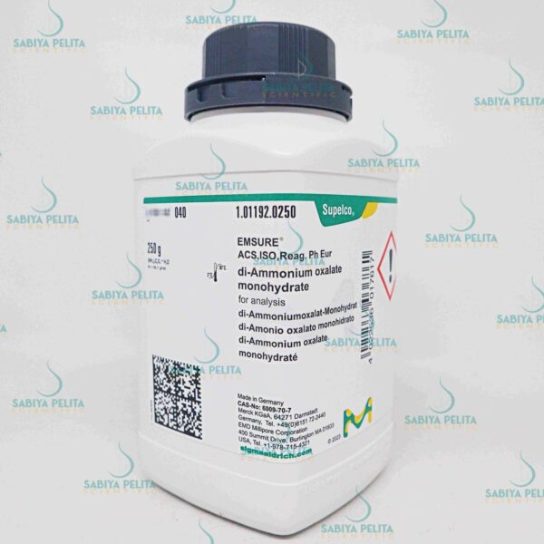 di-Ammonium oxalate monohydrate for analysis EMSURE® Merck 1.01192.0250