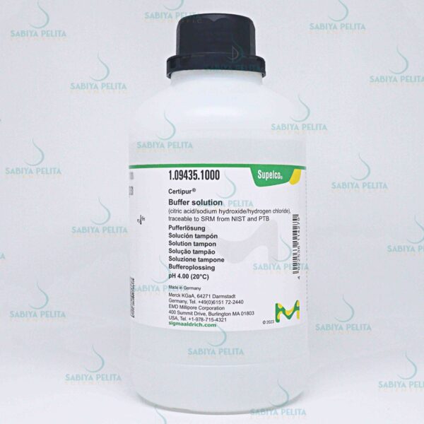 Buffer solution pH 4.00 from NIST and PTB Certipur® Merck 1.09435.1000