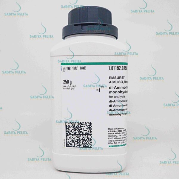 di-Ammonium oxalate monohydrate for analysis EMSURE® Merck 1.01192.0250