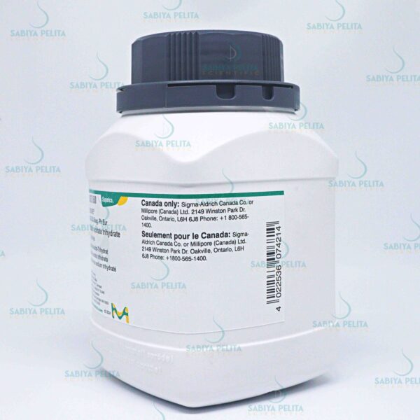Sodium acetate trihydrate for analysis EMSURE® Merck 1.06267.0500