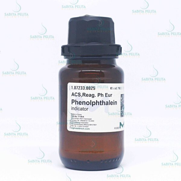 Phenolphthalein pH indicator, ACS Merck 1.07233.0025