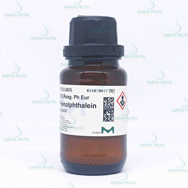 Phenolphthalein pH indicator, ACS Merck 1.07233.0025