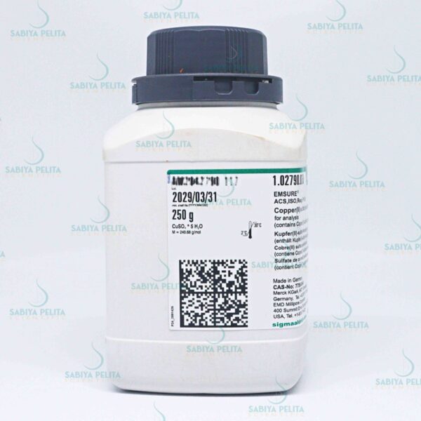 Copper(II) sulfate pentahydrate for analysis EMSURE® Merck 1.02790.0250