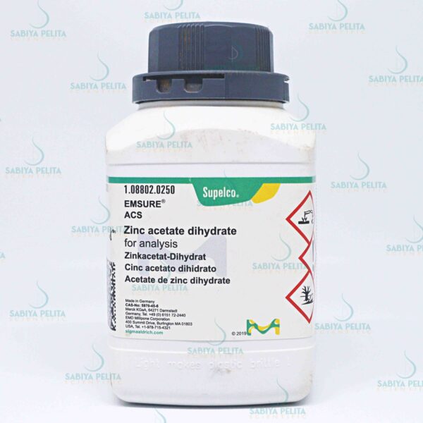 Zinc acetate dihydrate for analysis EMSURE® Merck 1.08802.0250