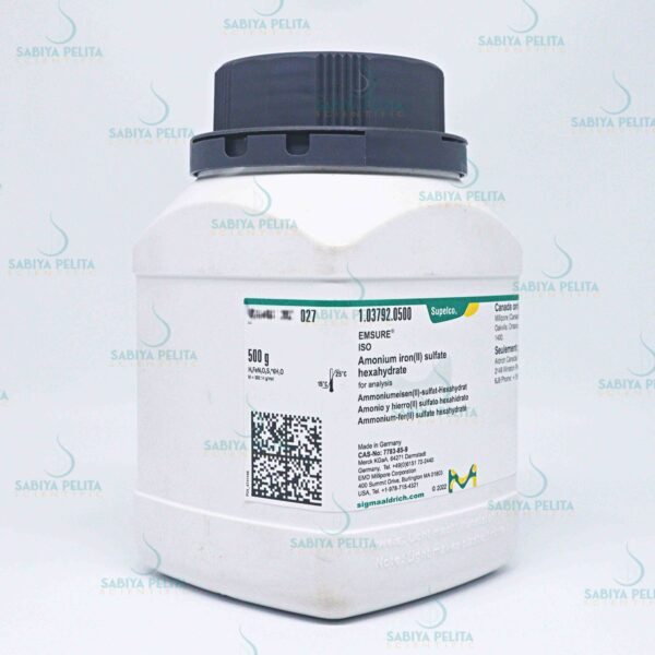Ammonium iron(II) sulfate hexahydrate for analysis EMSURE® Merck 1.03792.0500