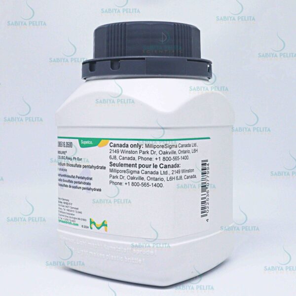 Sodium thiosulfate pentahydrate for analysis EMSURE® Merck 1.06516.0500