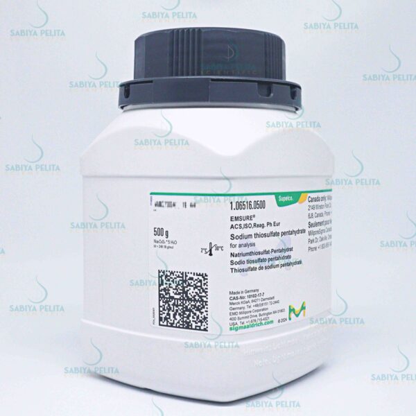 Sodium thiosulfate pentahydrate for analysis EMSURE® Merck 1.06516.0500