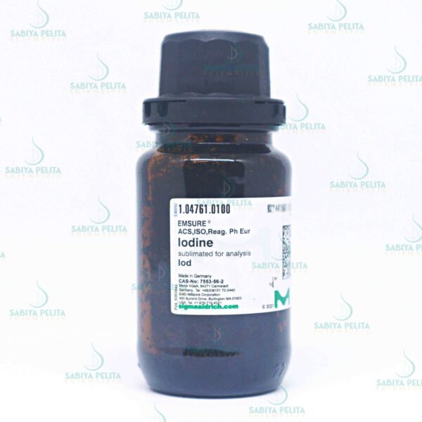 Iodine sublimated for analysis EMSURE® Merck 1.04761.0100