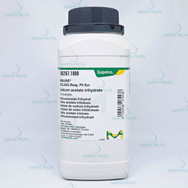 Sodium acetate trihydrate for analysis EMSURE® Merck 1.06267.1000