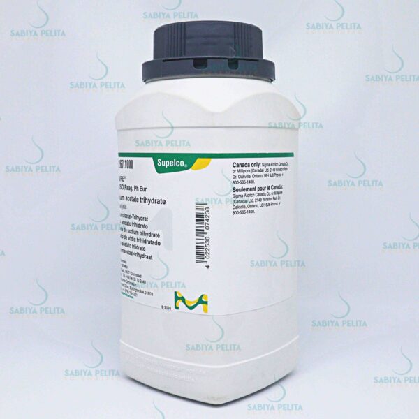 Sodium acetate trihydrate for analysis EMSURE® Merck 1.06267.1000