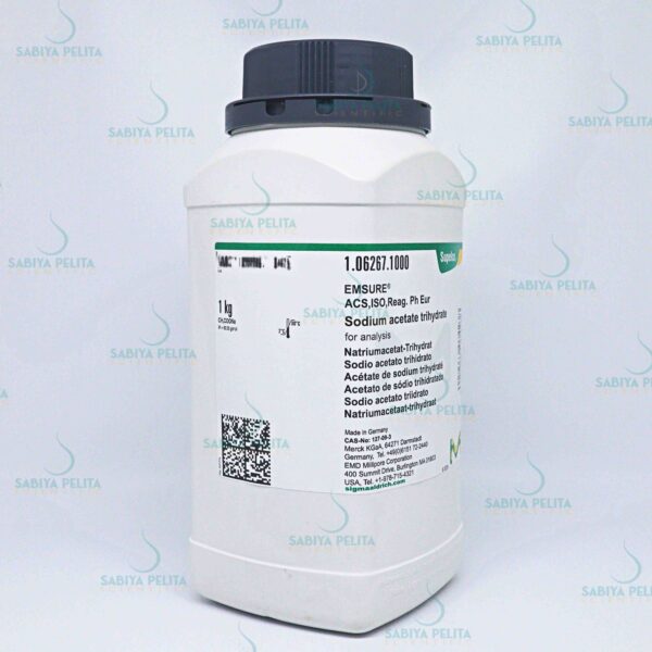 Sodium acetate trihydrate for analysis EMSURE® Merck 1.06267.1000