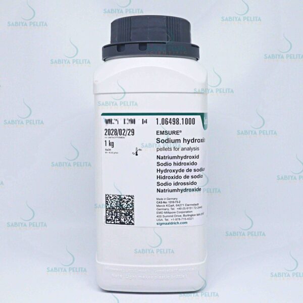 Sodium hydroxide pellets for analysis EMSURE® Merck 1.06498.1000