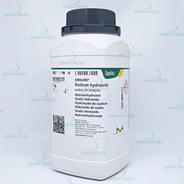 Sodium hydroxide pellets for analysis EMSURE® Merck 1.06498.1000