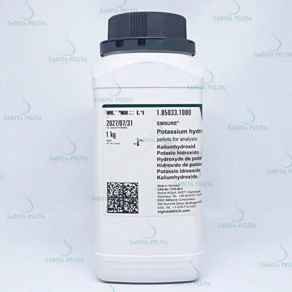 Potassium hydroxide pellets for analysis EMSURE® Merck 1.05033.1000