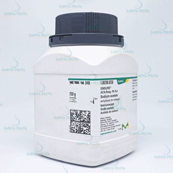 Sodium acetate anhydrous for analysis EMSURE® Merck 1.06268.0250