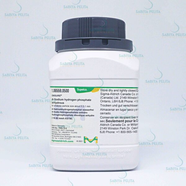 di-Sodium hydrogen phosphate anhydrous for analysis EMSURE® Merck 1.06559.0500