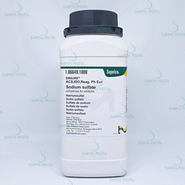 Sodium sulfate anhydrous for analysis EMSURE® Merck 1.06649.1000