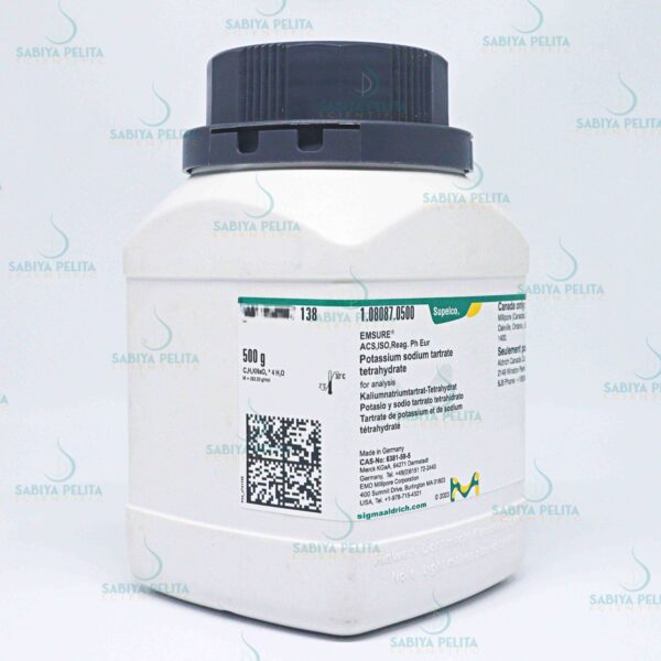 Potassium sodium tartrate tetrahydrate for analysis EMSURE® Merck 1.08087.0500
