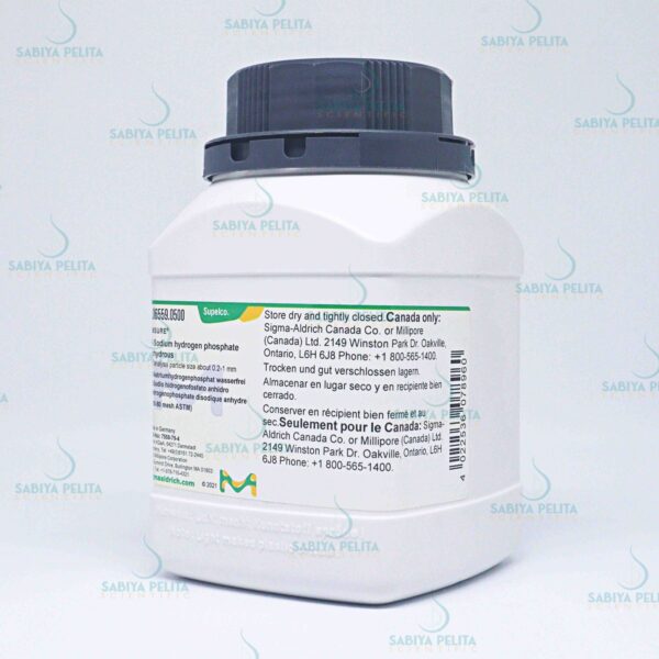 di-Sodium hydrogen phosphate anhydrous for analysis EMSURE® Merck 1.06559.0500