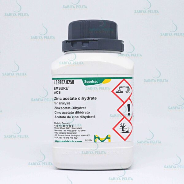 Zinc acetate dihydrate for analysis EMSURE® Merck 1.08802.0250