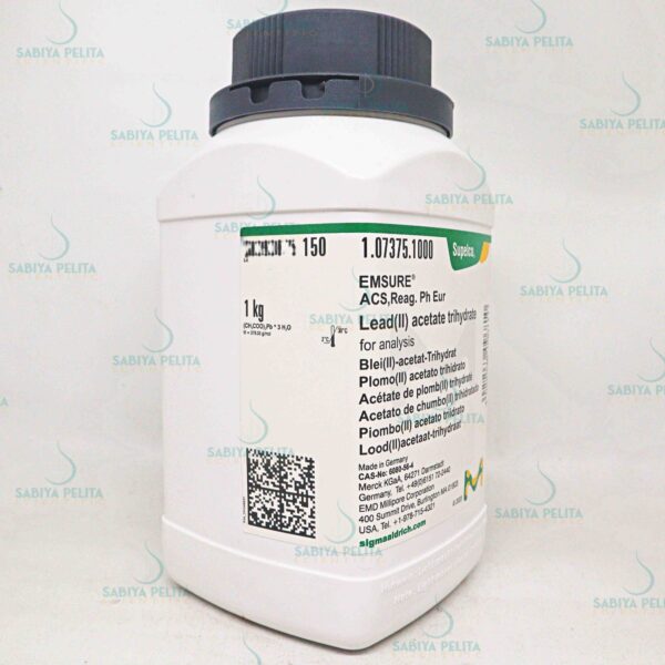 Lead(II) acetate trihydrate for analysis EMSURE® Merck 1.07375.1000