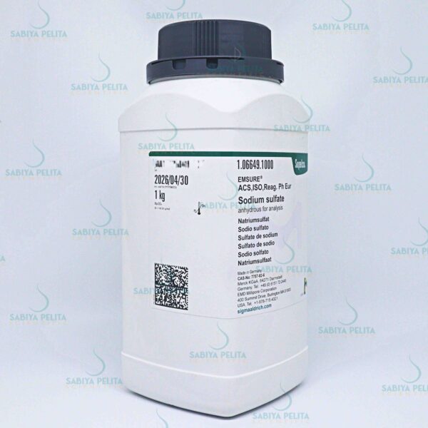 Sodium sulfate anhydrous for analysis EMSURE® Merck 1.06649.1000