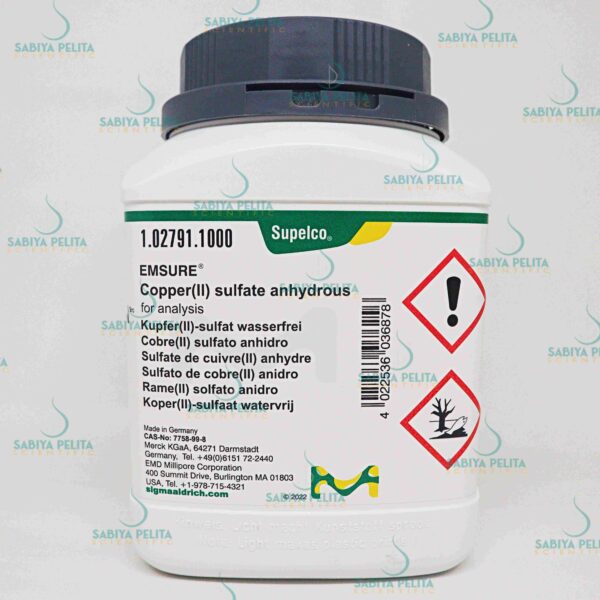 Copper(II) sulfate anhydrous for analysis EMSURE® Merck 1.02791.1000