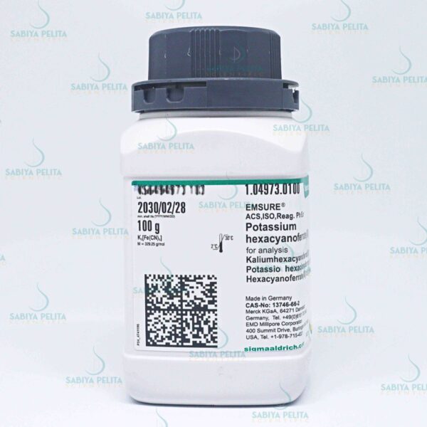 Potassium hexacyanoferrate(III) for analysis EMSURE® Merck 1.04973.0100