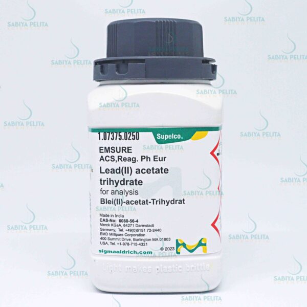 Lead(II) acetate trihydrate for analysis EMSURE® Merck 1.07375.0250