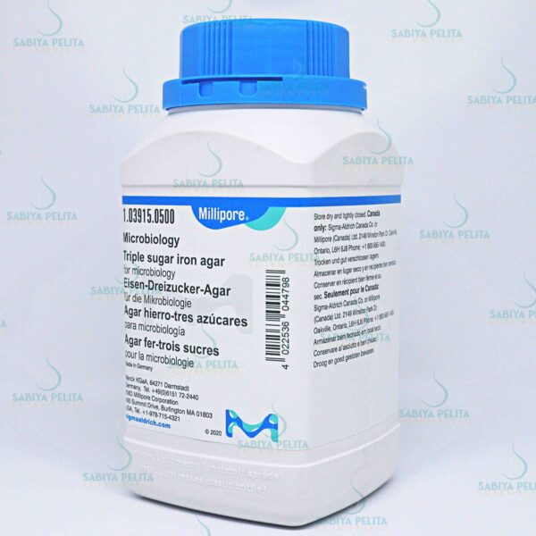 Triple Sugar Iron Agar for microbiology Merck 1.03915.0500