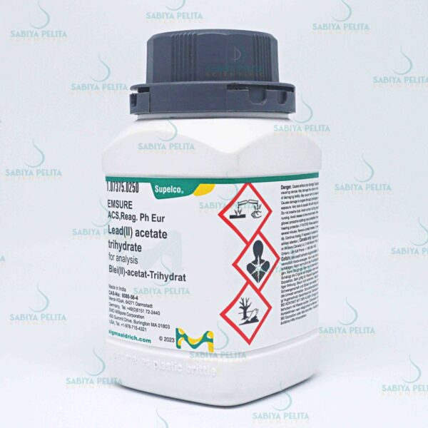 Lead(II) acetate trihydrate for analysis EMSURE® Merck 1.07375.0250