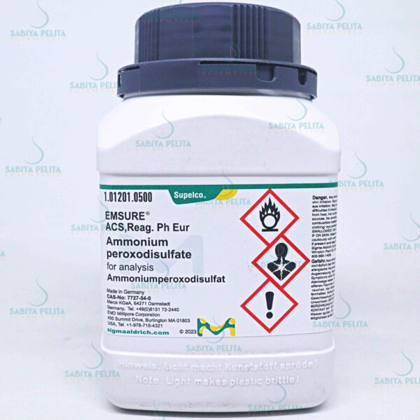 Ammonium peroxodisulfate for analysis EMSURE® Merck 1.01201.0500